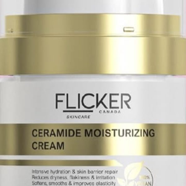 Flicker ceramide moisturizingcream 50ml / مرطب غني بالسيراميد من فليكر الكندية حجم ٥٠ مل