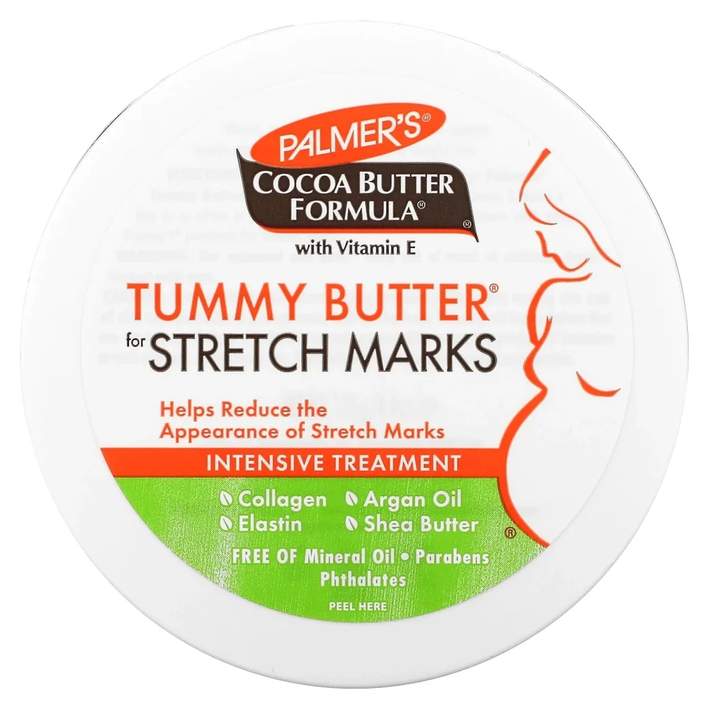 ‏PALMER'S ‌‏Tummy butter for stretch marks ‌‌‎لعلاج التشققات وعلامات تمدد الجسم بسبب الحمل او زيادة وفقدان الوزن .